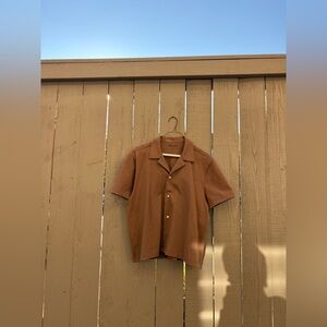 Madewell short sleeve button up shirt